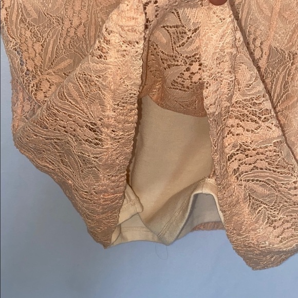 𝅺ANTHROPOLOGIE Maeve Dress Size Small Dusty Pink Lace Lined Dress With p… - Picture 10 of 16